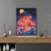 Malowanie Po Numerach Zestaw Niebiańska Dama 40x50