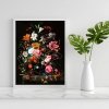 Malowanie Po Numerach Zestaw Kwiaty w domu 40x50