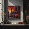 Malowanie Po Numerach Zestaw Londyn o Zmierzchu 40x50