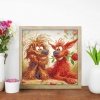 Haft Diamentowy Rude Psiaki 30x30 cm