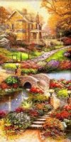 Haft Diamentowy Jesienny Nastrój 45x85 cm