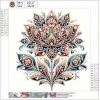 Haft Diamentowy Diamentowy Lotos 30x30 cm