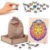 Puzzle Drewniane Dumny Lew A3