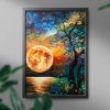 Malowanie Po Numerach Zestaw Pełnia Księżyca 40x50