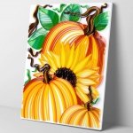 Zestaw do Quillingu Paski Potężne Dynie 40x50 cm