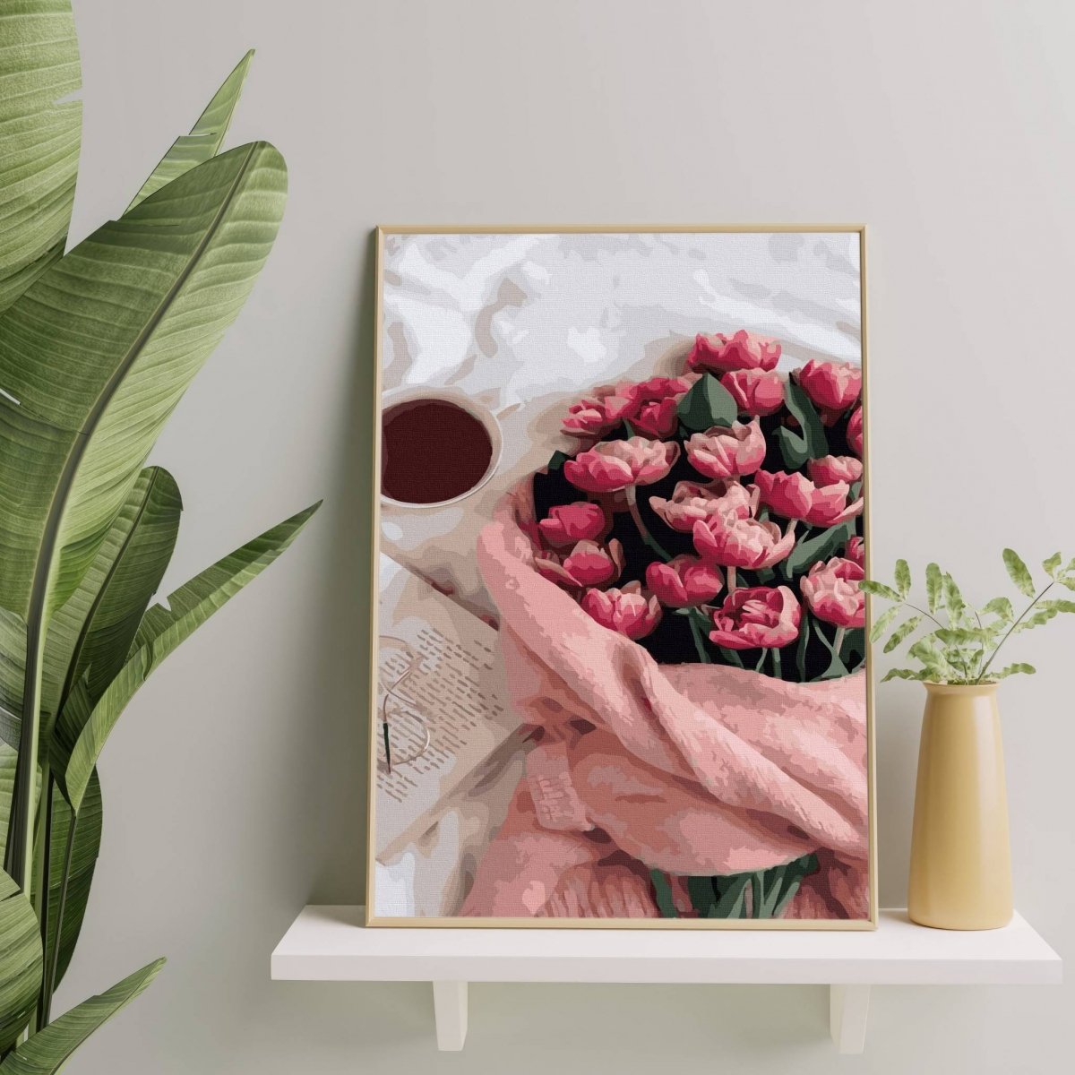 Malowanie Po Numerach Zestaw Bukiet Tulipanów 40x50