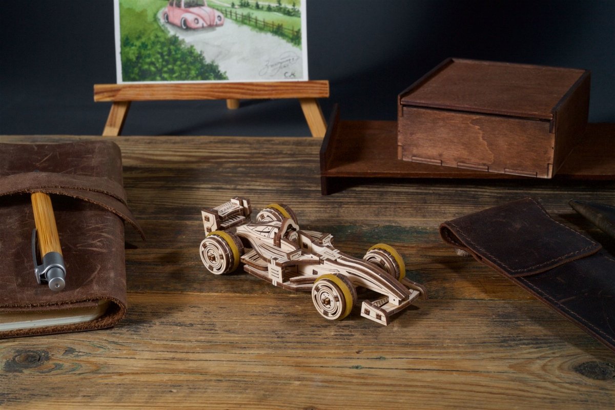 Puzzle 3D Mini Wyścigówka uGEARS
