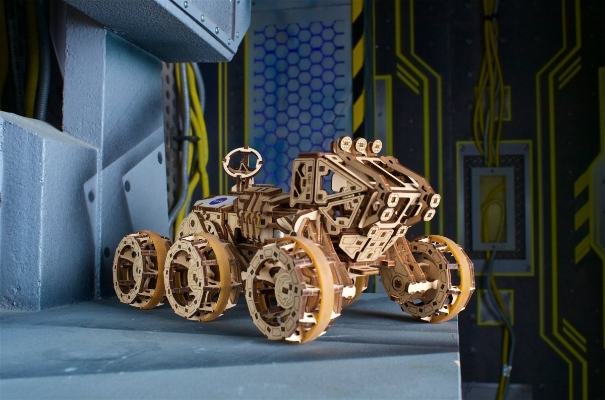 Puzzle 3D Drewniane Załogowy Łazik Marsjański uGEARS