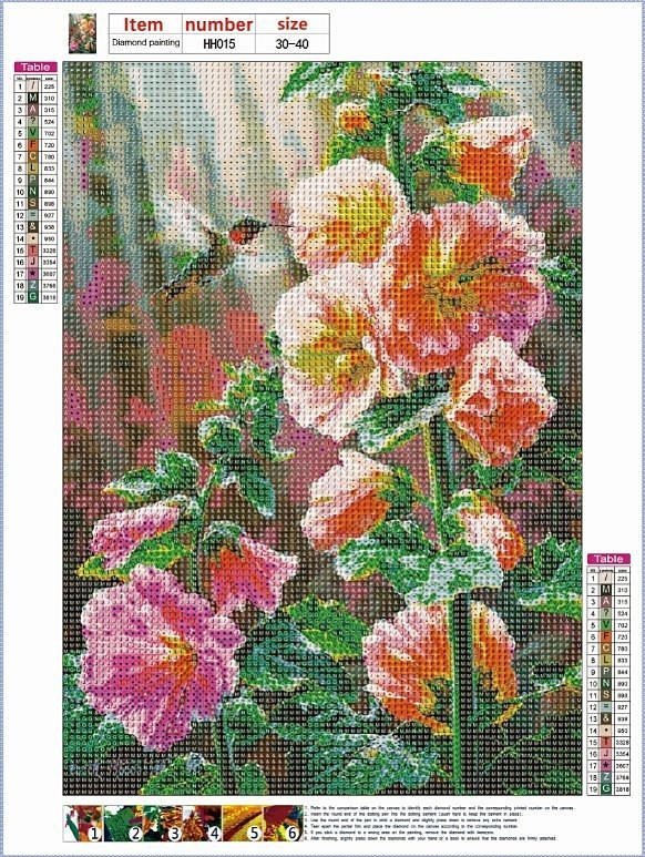Haft Diamentowy Magiczny Koliber 30x40 cm