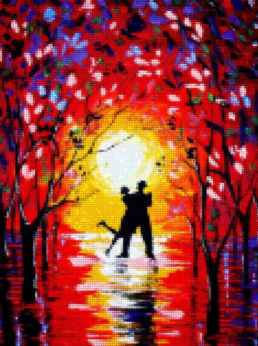 Haft Diamentowy Światło Miłości 30x40 cm