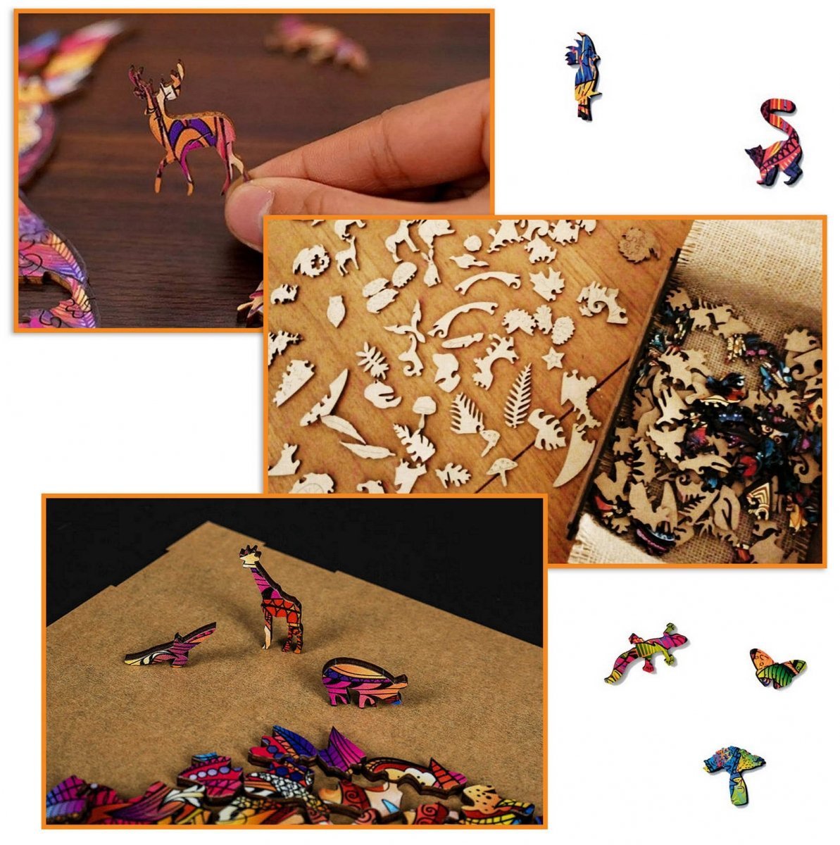 Puzzle Drewniane Słodki Jamnik M