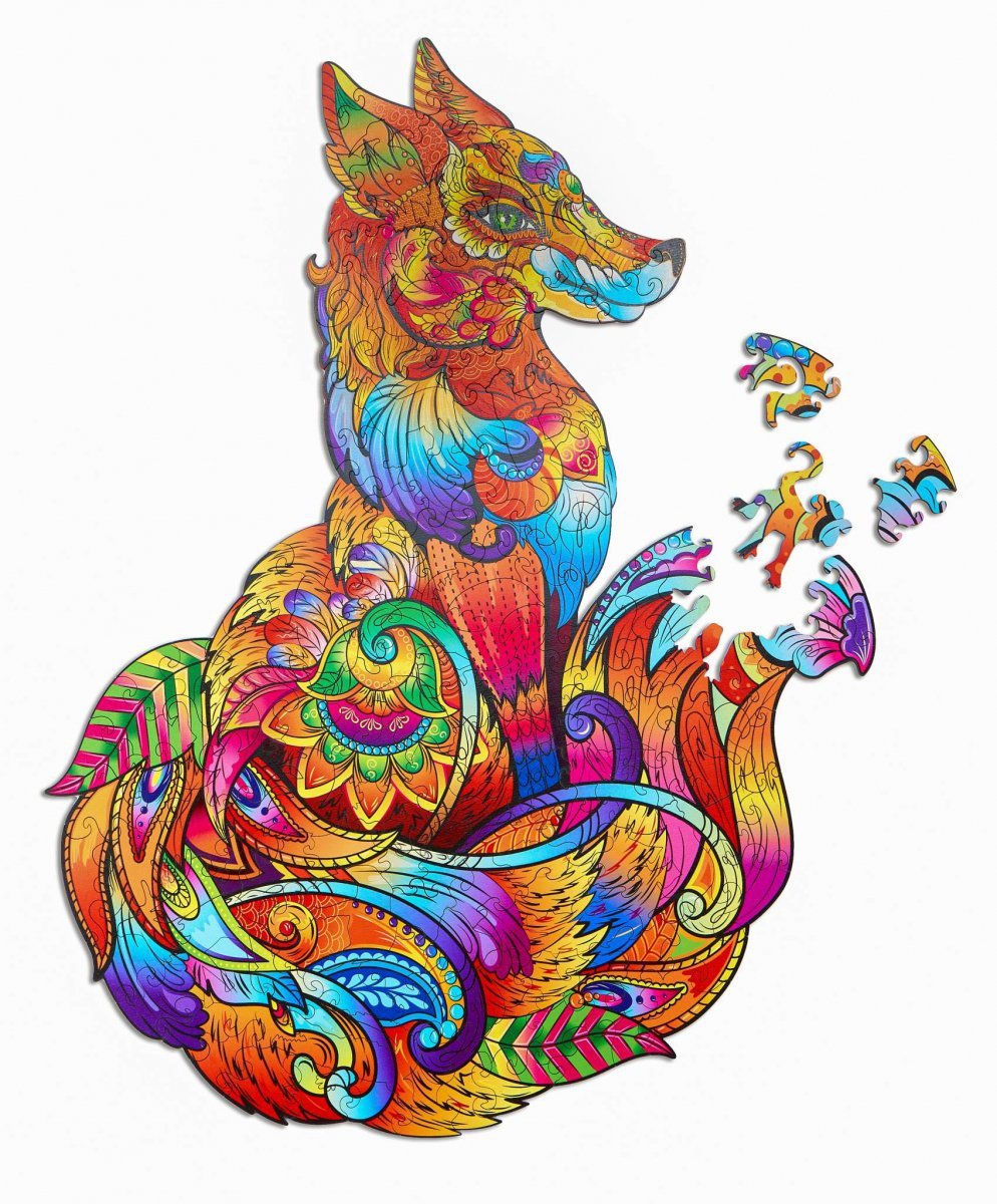 Puzzle Drewniane Uroczy Lis L