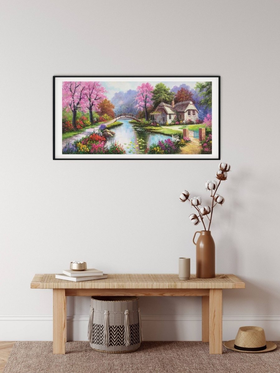 Haft Diamentowy Sielska Ostoja 100x50