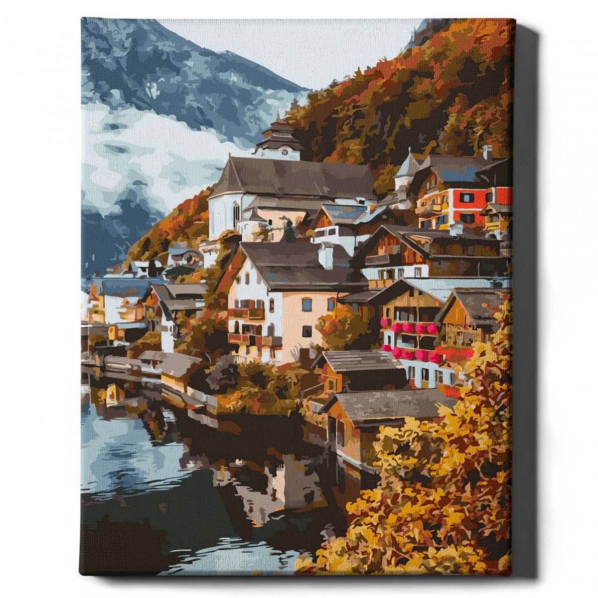 Malowanie Po Numerach Zestaw Teren Górski 40x50