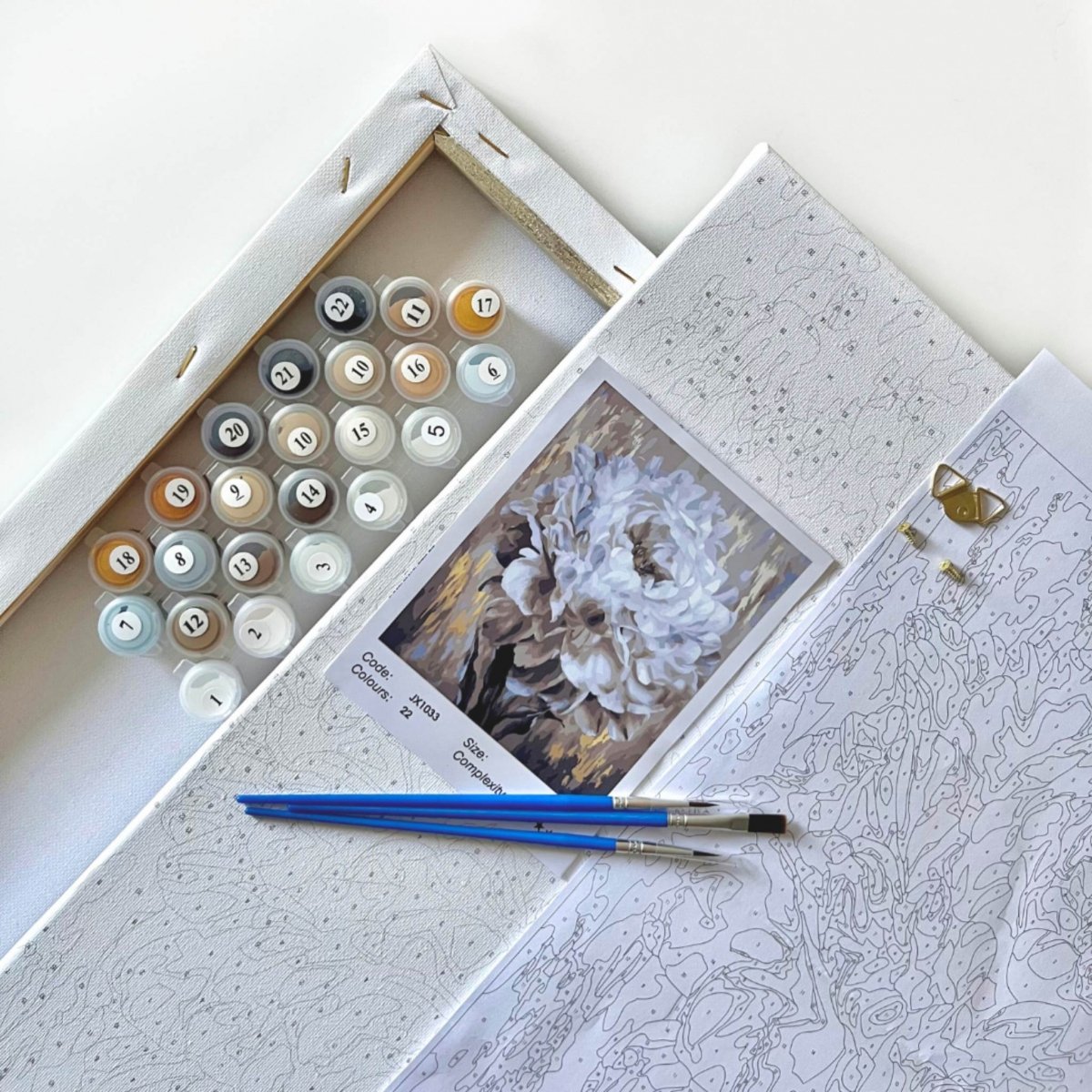 Malowanie Po Numerach Zestaw Piękny Anioł 40x50