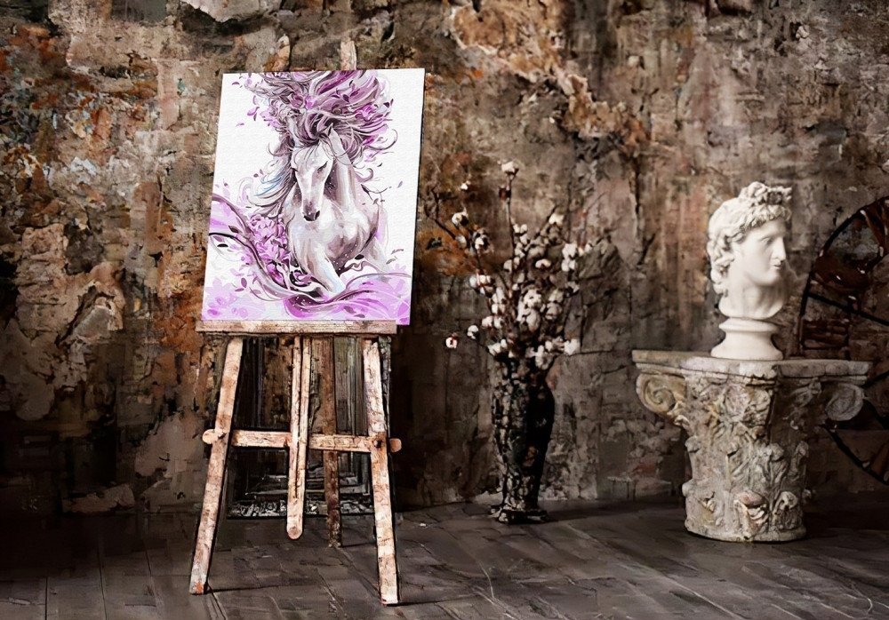Malowanie Po Numerach Zestaw Magia 40x50