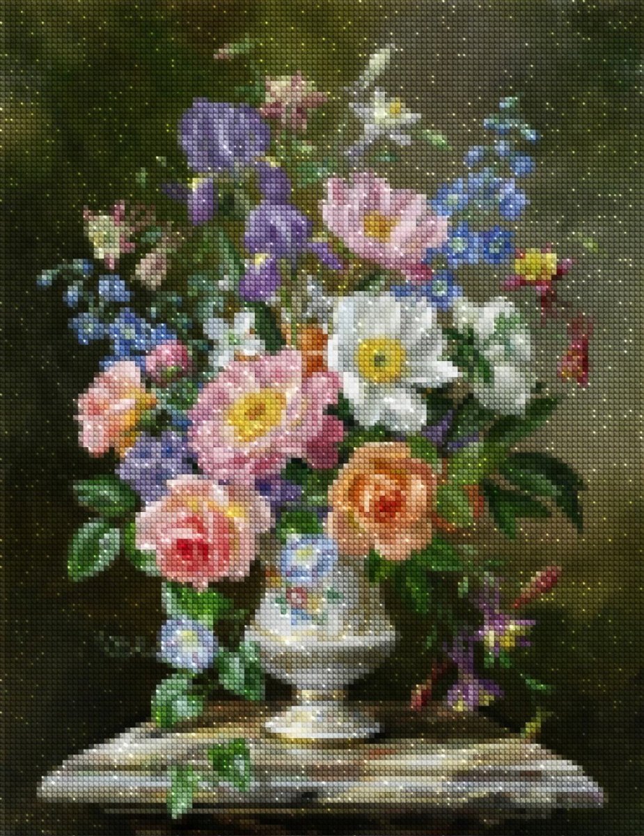 Haft Diamentowy Pastelowa Harmonia 40x50