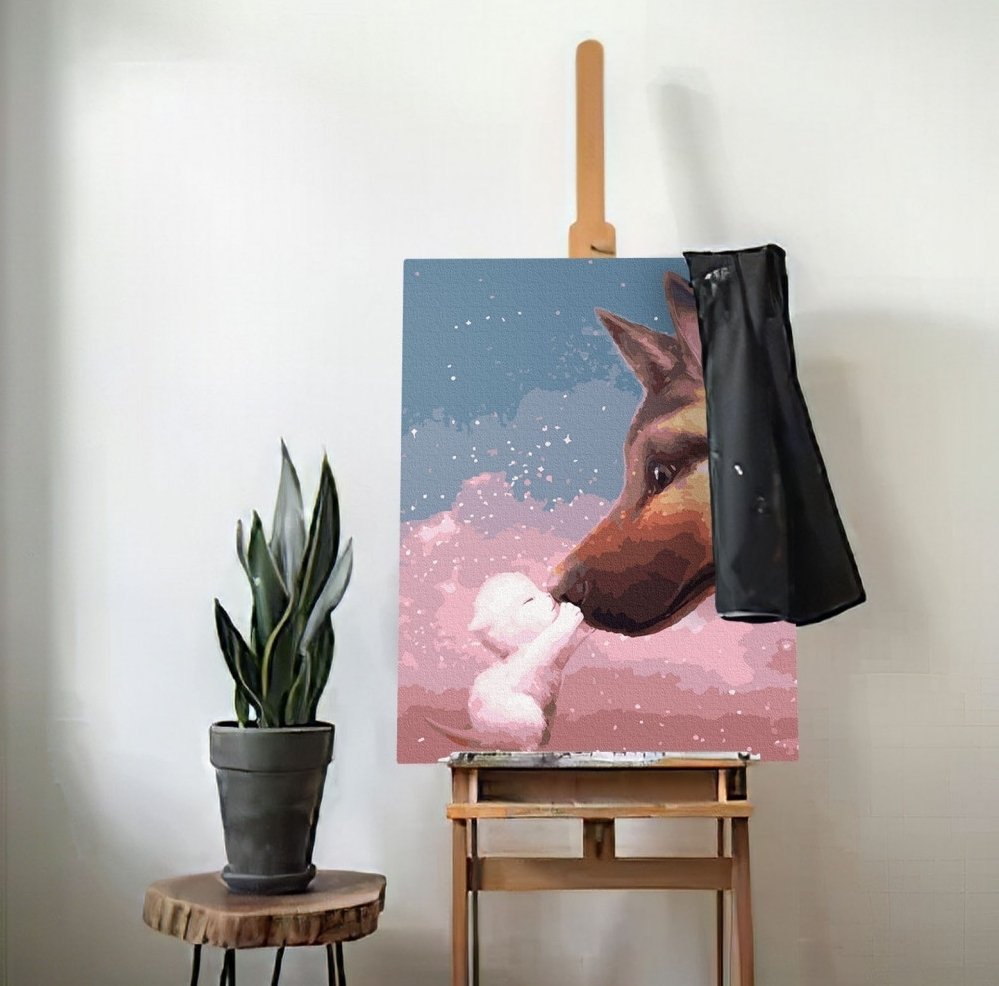 Malowanie Po Numerach Zestaw Różowe Sny 40x50
