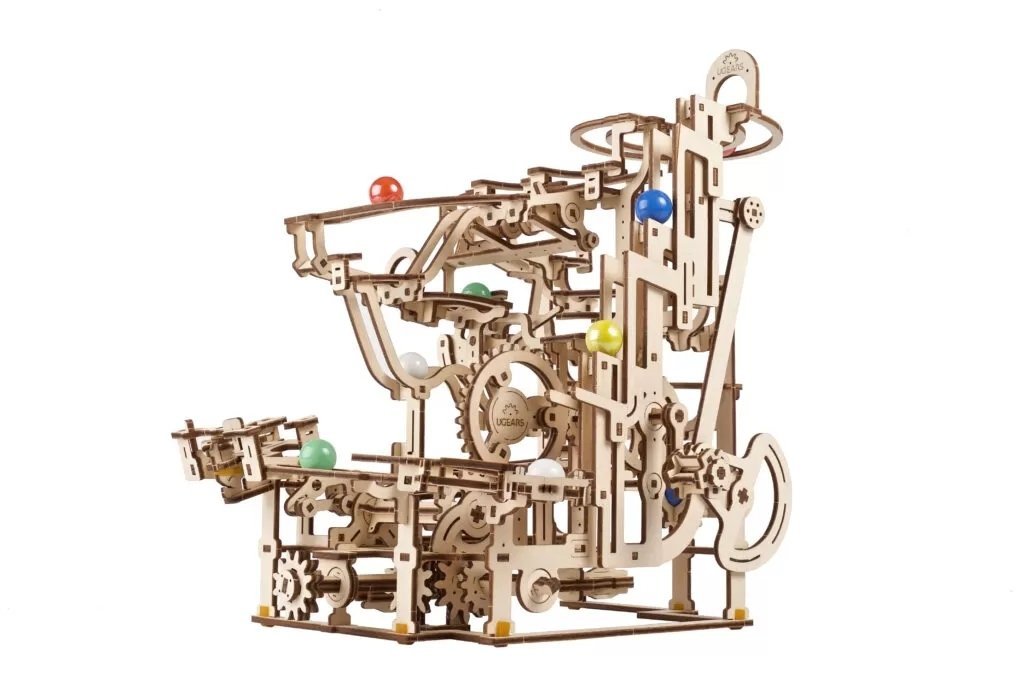 Puzzle 3D Drewniane Wciągnik Poziomowy uGEARS