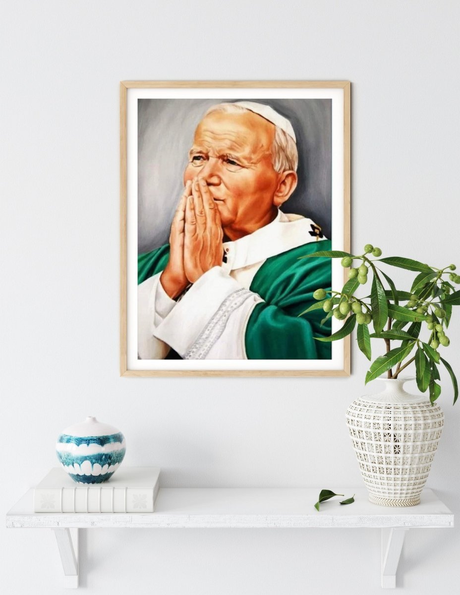 Haft Diamentowy Papież 40x50