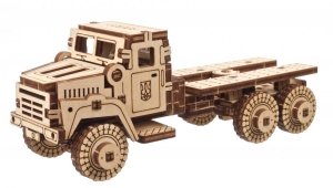 Puzzle 3D Drewniane Wojskowa Ciężarówka uGEARS 