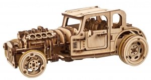 Puzzle 3D Drewniane Hot Rod Furious Mouse uGEARS 