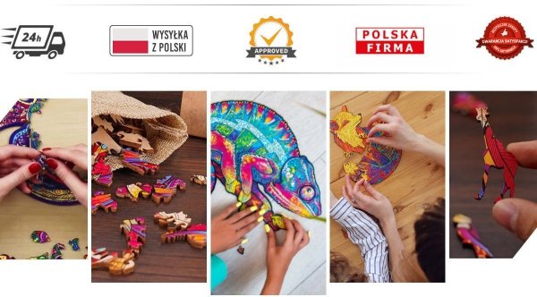 Puzzle Drewniane Królewska Ważka S