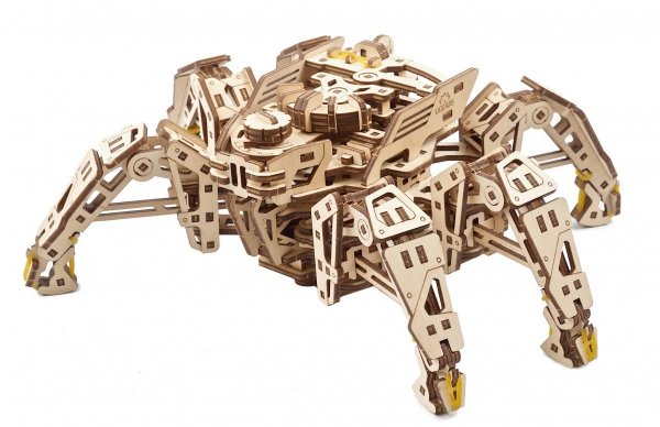 Puzzle 3D Drewniane Hexapod Odkrywca uGEARS