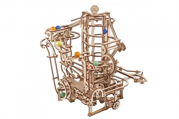 Puzzle 3D Drewniane Marble Run Wciągnik Spiralny uGEARS