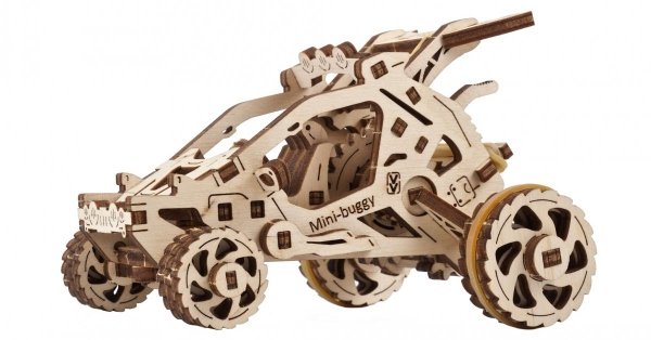 Puzzle 3D Drewniane Łazik Pustynny Mini Buggy uGEARS