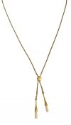 Łańcuszek-Naszyjnik-PILGRIM-2w1-White-Quartz