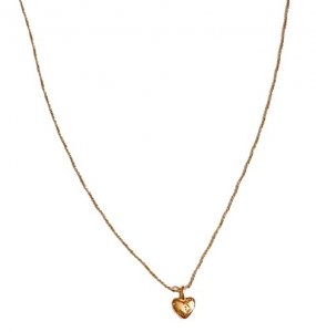 Łańcuszek - Naszyjnik PILGRIM Gold Heart