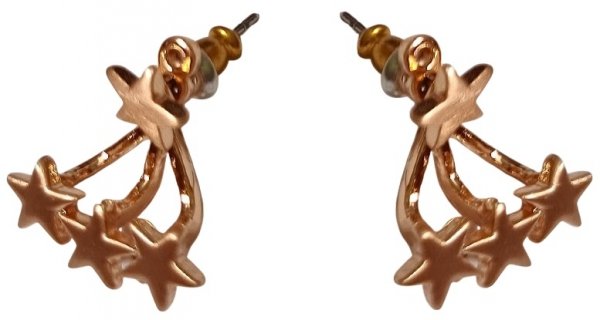 Kolczyki Callier Stars Gold - PILGRIM