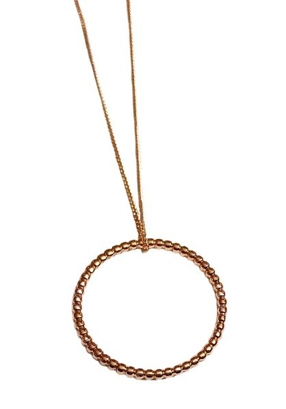 Łańcuszek-Naszyjnik-PILGRIM-Gold-Ring