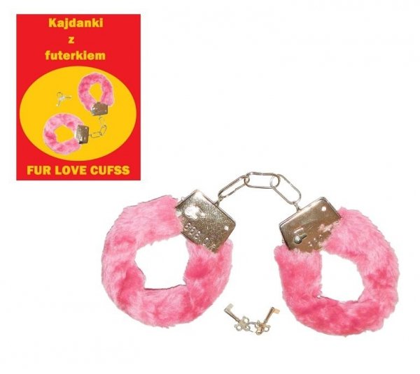 Różowe kajdanki Fur Love Cuffs