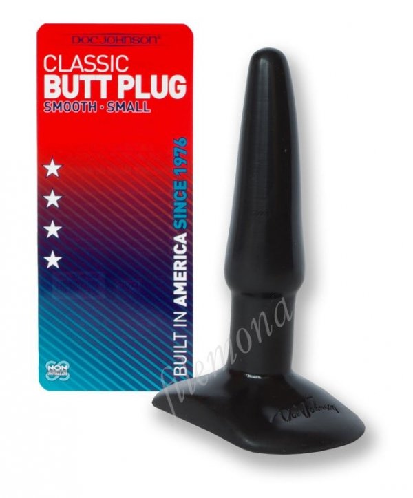 Butt Plug Small Black- mała klasyczna wtyczka analna
