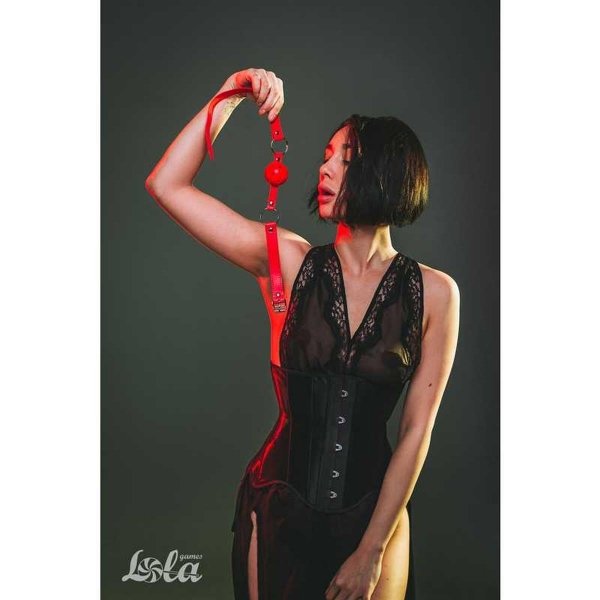 Knebel z dziurkami Lola Gag Party Hard Red