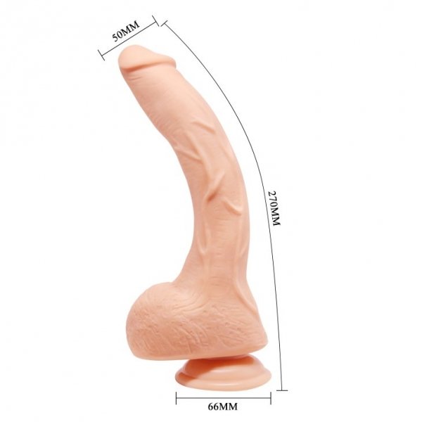 Beautiful Jack realistyczny penis na przyssawkę z jajami