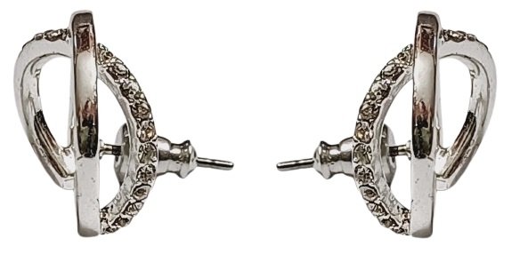 Kolczyki Silver Duocircle - PILGRIM