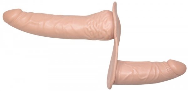 StrapOn Double 2 penisy w uprzęży