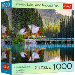 Puzzle 1000 USA Collection Emerald Lake, Yoho National Park
