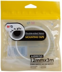 Taśma klejąca, dwustronna Nano Tape żelowa 12mm x 3m, MG