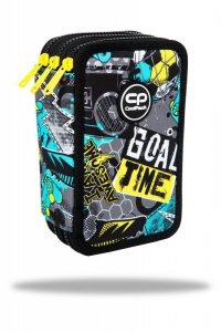 Piórnik 3-komorowy z wyposażeniem Coolpack Jumper 3 goal time