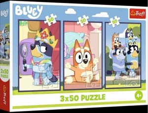 PUZZLE 3x50 - Rodzina Bluey / BBC Bluey FSC Mix 70% 34890