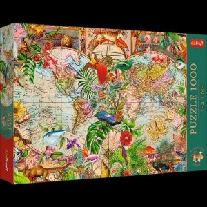 Puzzle 1000 Premium Plus Antyczna mapa świata 12077