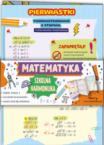 Ściąga Harmonjka Matematyka pierwiastki i procenty