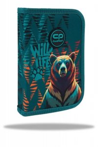 Piórnik jednoklapkowy bez wyposażenia Coolpack Clipper Bear