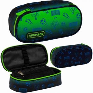 Piórnik owalny Astrabag Ombre Football AC6