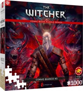 Puzzle 1000 Comic Book The Witcher Wiedźmin Corvo Bianco