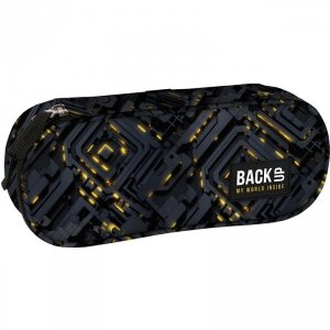 Piórnik owalny Backup Cyber Grid PB8A65